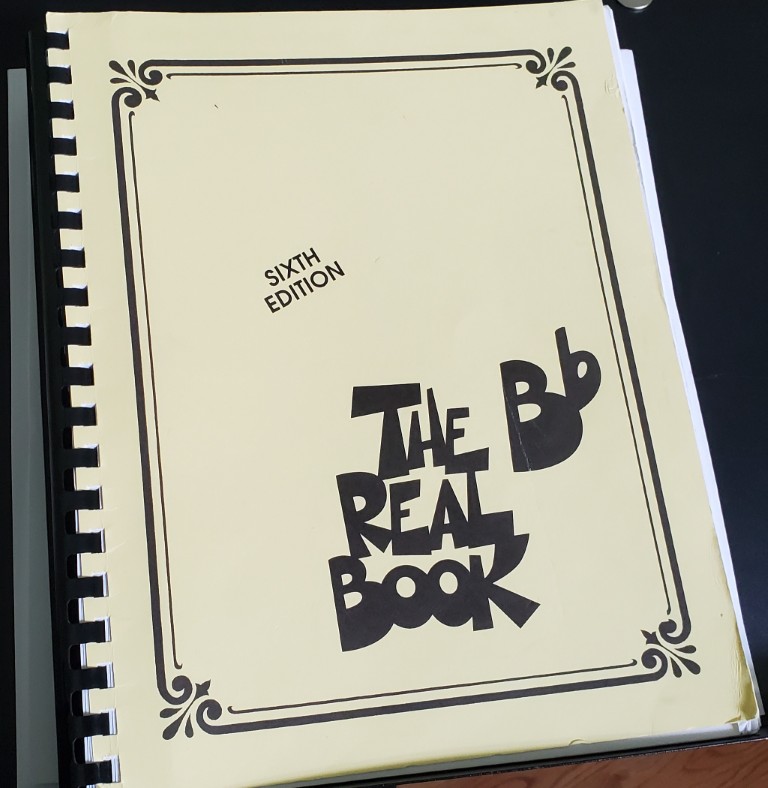 Front cover of the Hal Leonard Bb Real Book Volume 1 for tenor saxophone